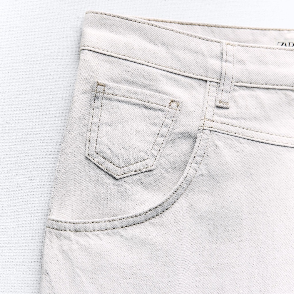 Zara Linen Blend Wide Leg Pants - Picture 7 of 9